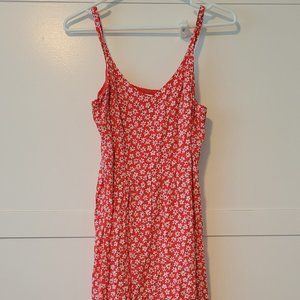 Old Navy Flare Floral Cami Midi Dress